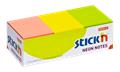 Self-adhesive notepad, 38x51 mm, 3x4x100 sheets, STICK N, neon colors